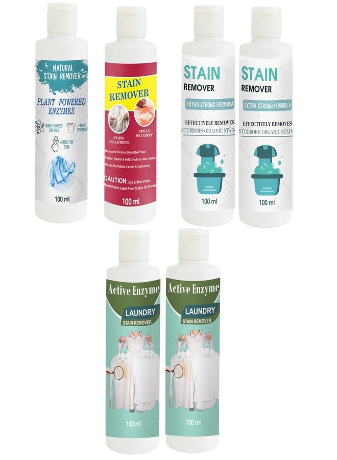 TOOVUS Stain Remover Combo Pack of Shirt, Red, Doll (Pack of 2), Pista and Pista Stain Remover | Multi-Surface Cleaning Solution for Clothes, Fabrics, Upholstery (100 g Each) - Image 1